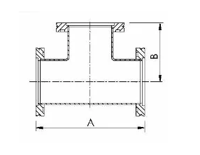 ISO-K Equal Tees Dimensions