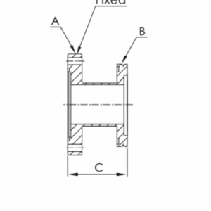 ISO to CF Conical Adapter Dimensions