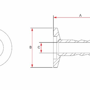 KF to Hose Barb Adapter - Image 2