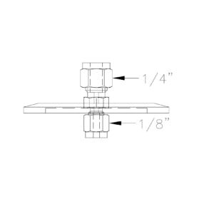KF50 Custom Bulkhead Fitting