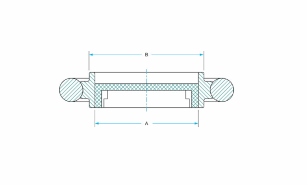 KF Screened Centering Ring Dimensions