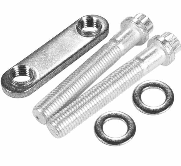 Silver Plated 12-Point Bolt Plate Nut & Washers Picture_03