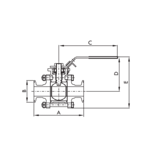 Manual KF Ball Valves Dimensions