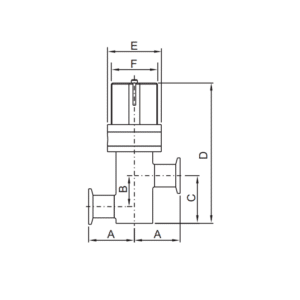 Z-Inline Pneumatic Valve Dimensions